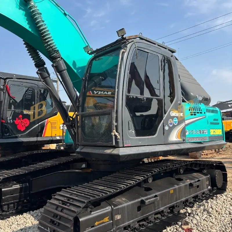 Hot Sale Well-Maintained Used Kobelco Sk200d Crawler Excavator Japanese Brand 20 Ton Medium Digger at Low Price