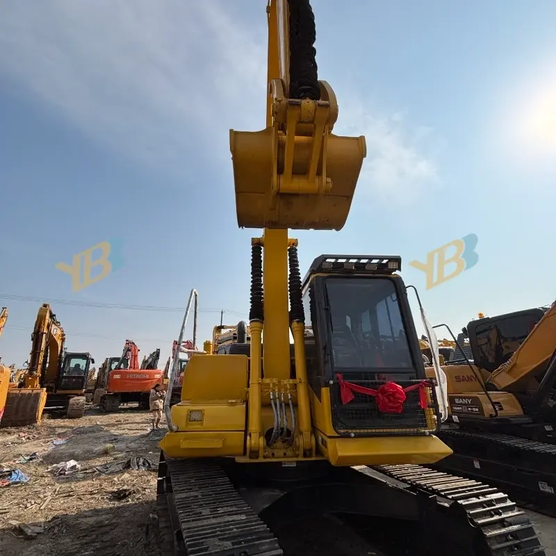 Equipo de excavadora de segunda mano Komatsu PC130 original japonés