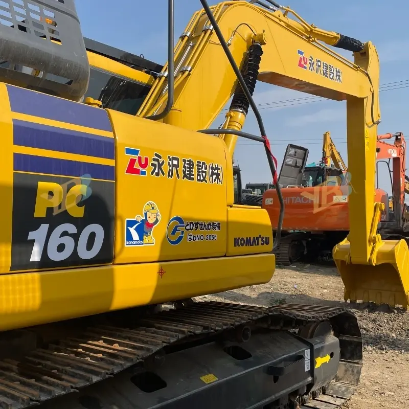 KOMATSU PC160 Second-hand Excavator Construction Machine For Sale