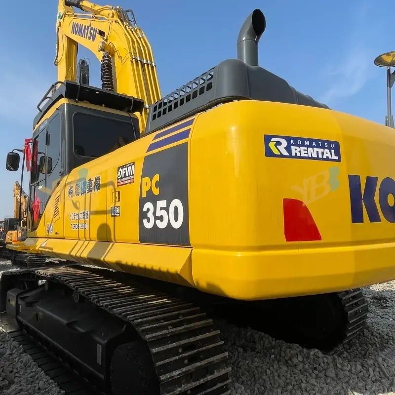 Large Number Of Original Used KOMATSU PC350 Excavator For Sale