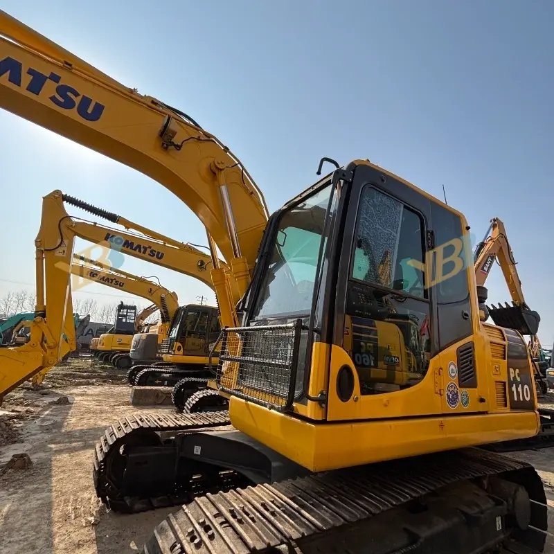 Second-hand Crawler Midi Excavators Komatsu PC110 Equipment For Sale