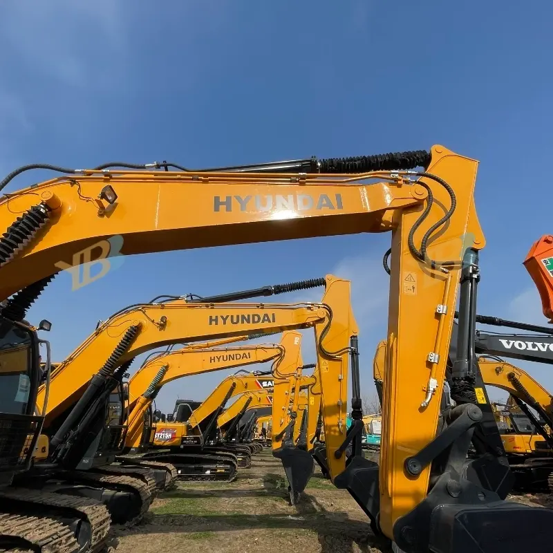 Used Hyundai R220LC-9s Medium Hydrauli Excavator 22ton with Bucket Tracked Digger