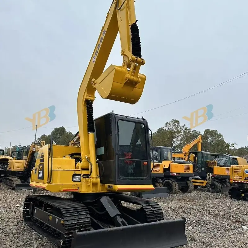 Used Small Hydraulic Excavator KOMATSU PC70-8 China Supplier